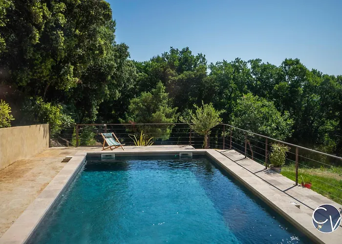 펜션 Charming House Near Uzes Belvézet
